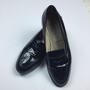 Jones New York sport crocodile print penny loafers